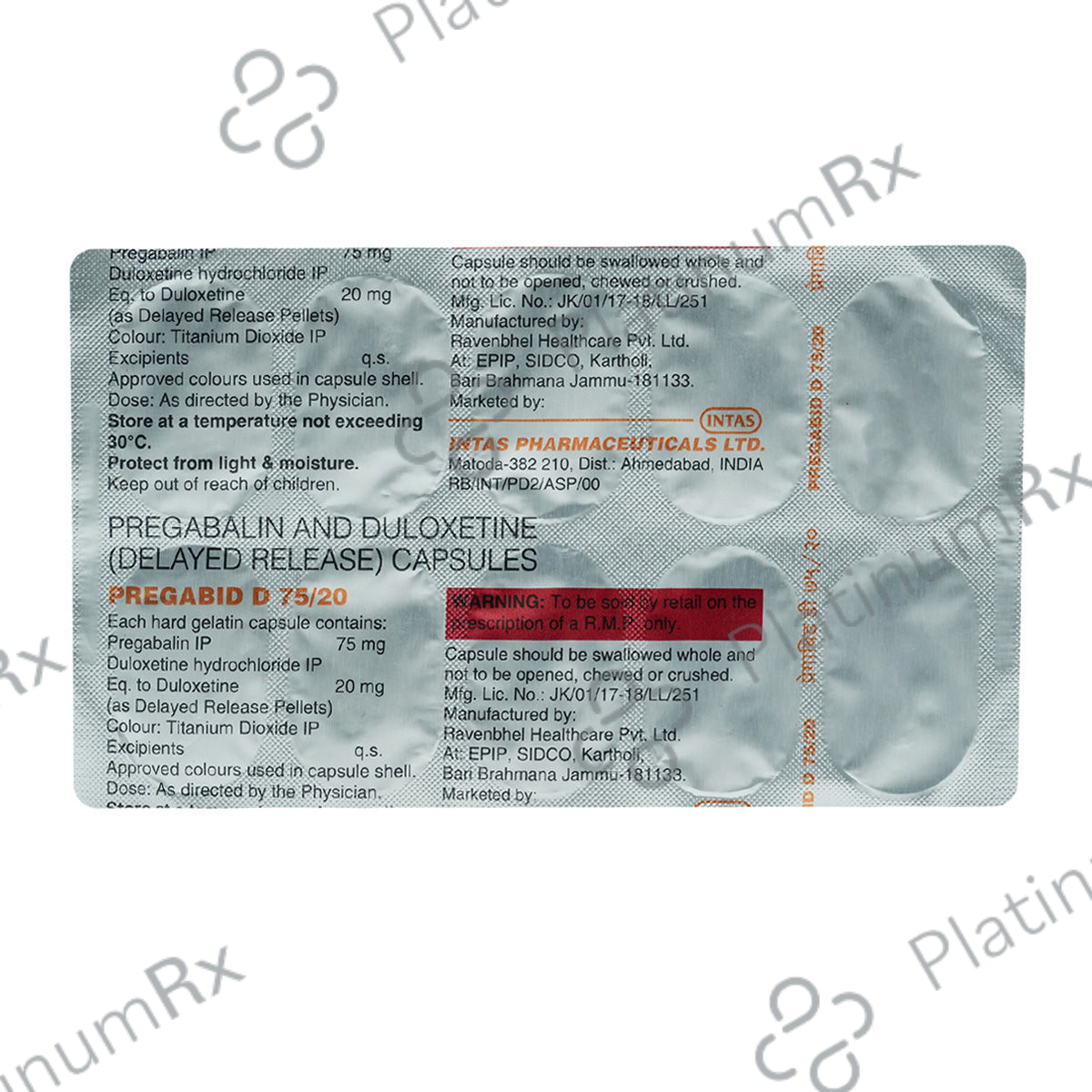 Prebaneuro D Capsule 10s