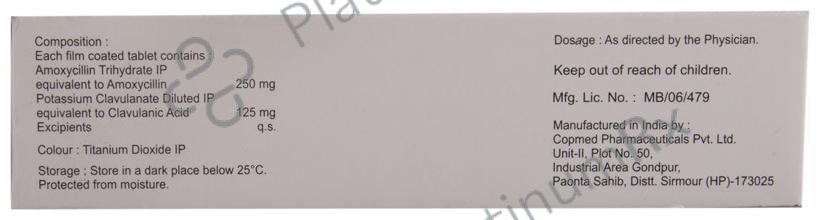 Moxiforce CV 375mg Tablet 10s