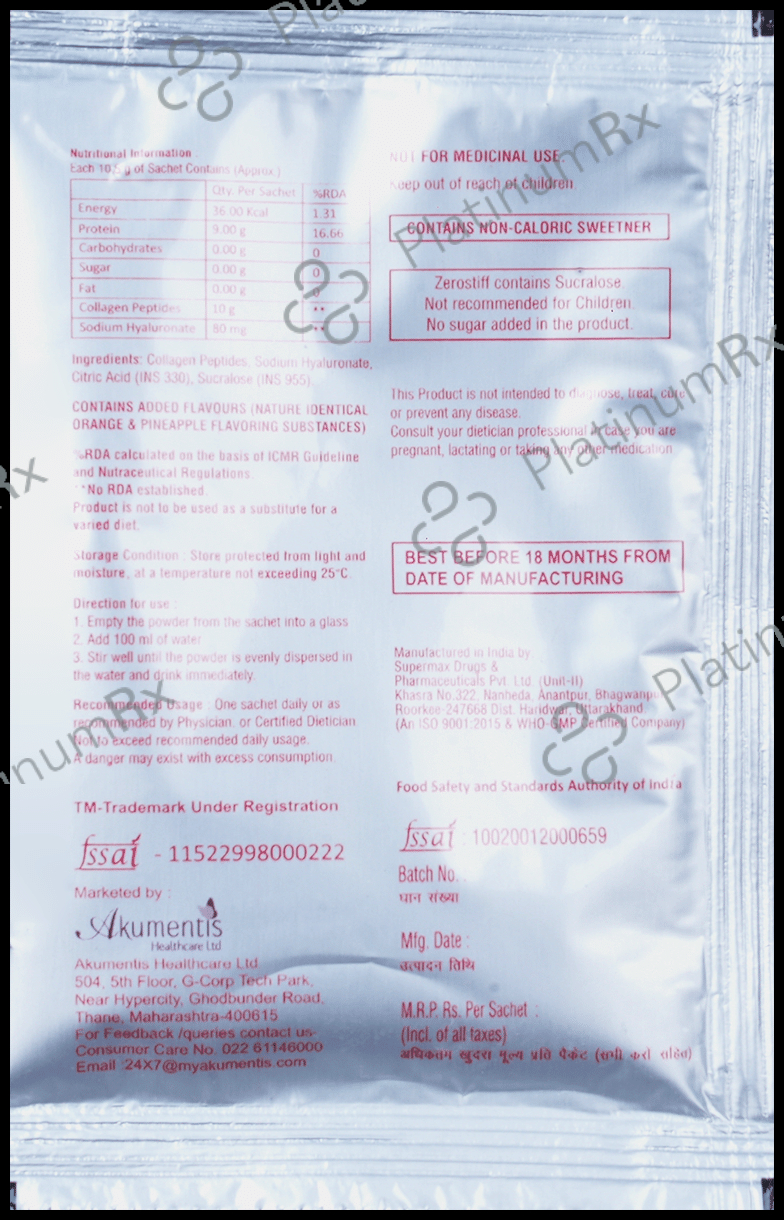 Zerostiff Sachet Orange Pineapple