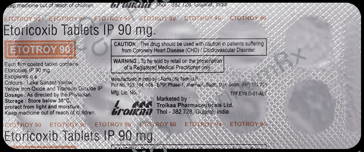Etotroy 90mg Tablet 10s