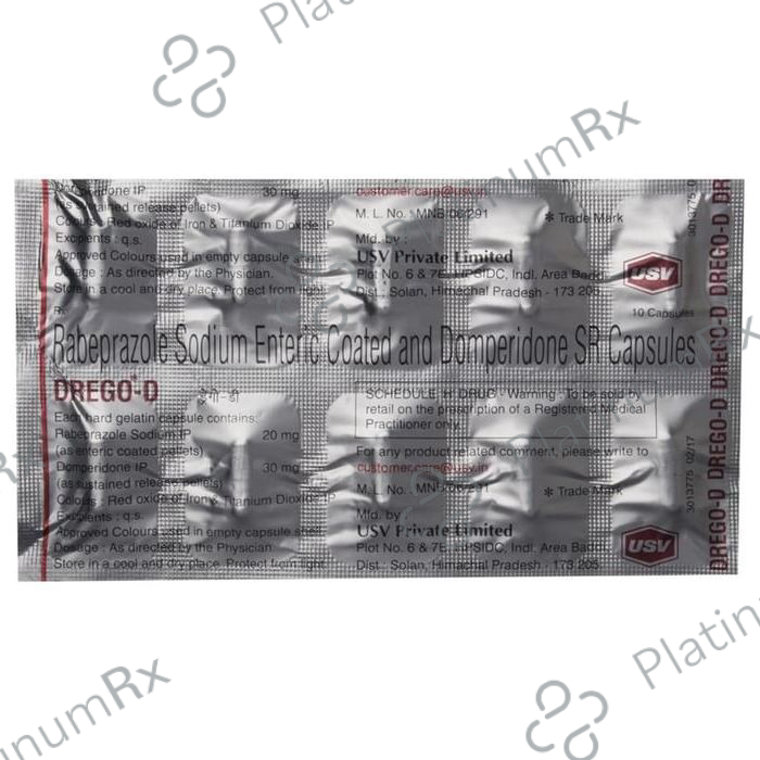 Drego D 30/20mg Capsule SR 10s