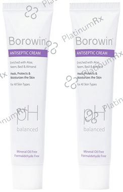 Borowin Antiseptic Cream (30gm Each) 2 Tube