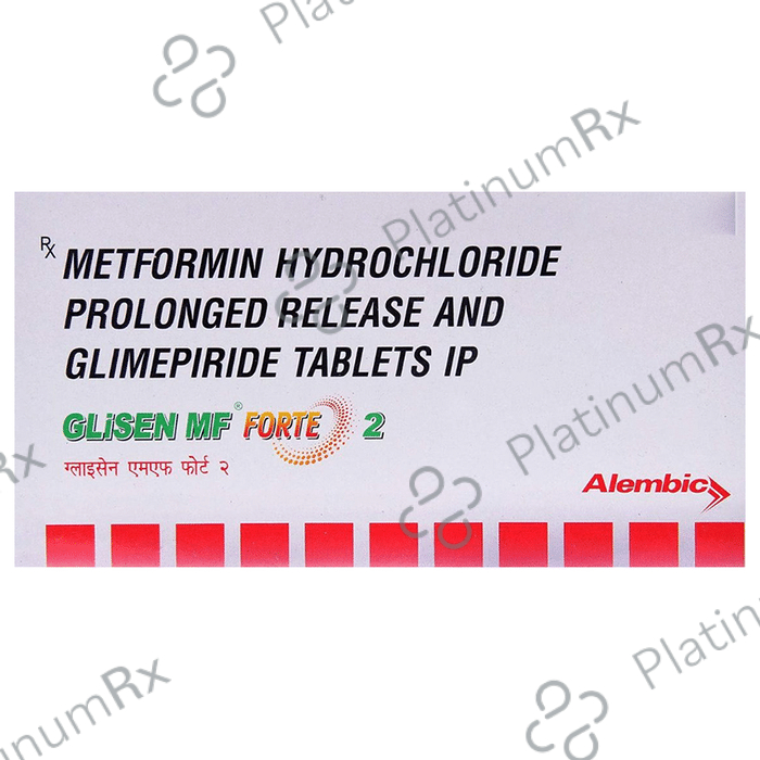 Glisen MF Forte 2/1000mg Tablet PR 15s