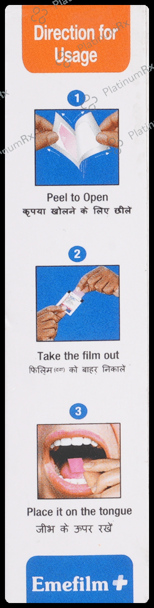 Emefilm Orally Disintegrating Strip