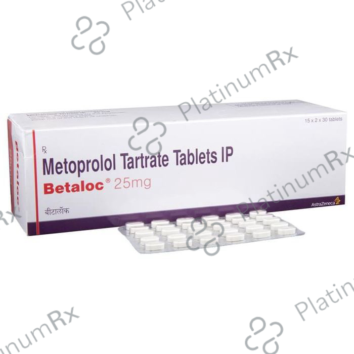 Betaloc 25mg Tablet 30s