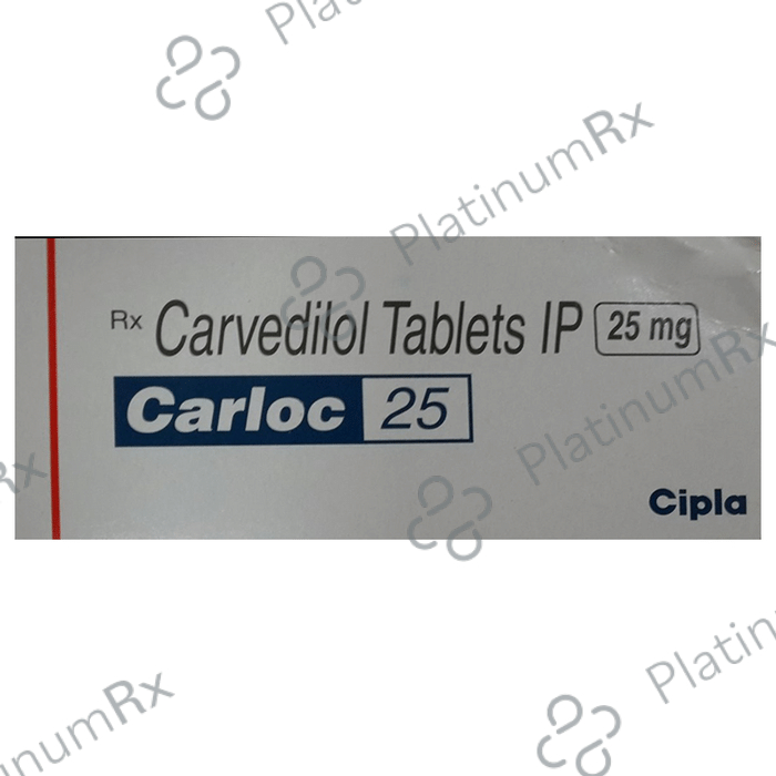 Carloc 25mg Tablet 10s