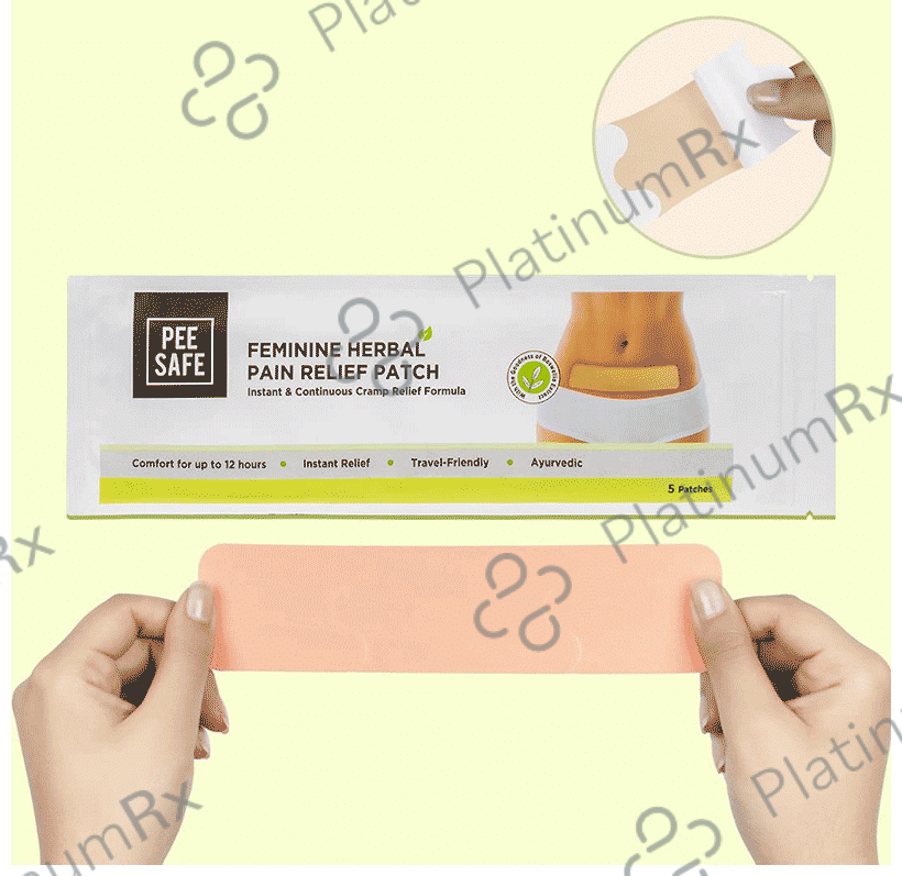 Pee Safe Feminine Herbal Pain Relief Patch