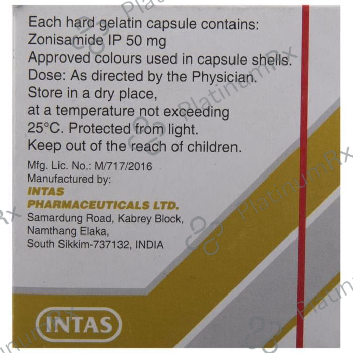 Zonimid 50mg Capsule 10s