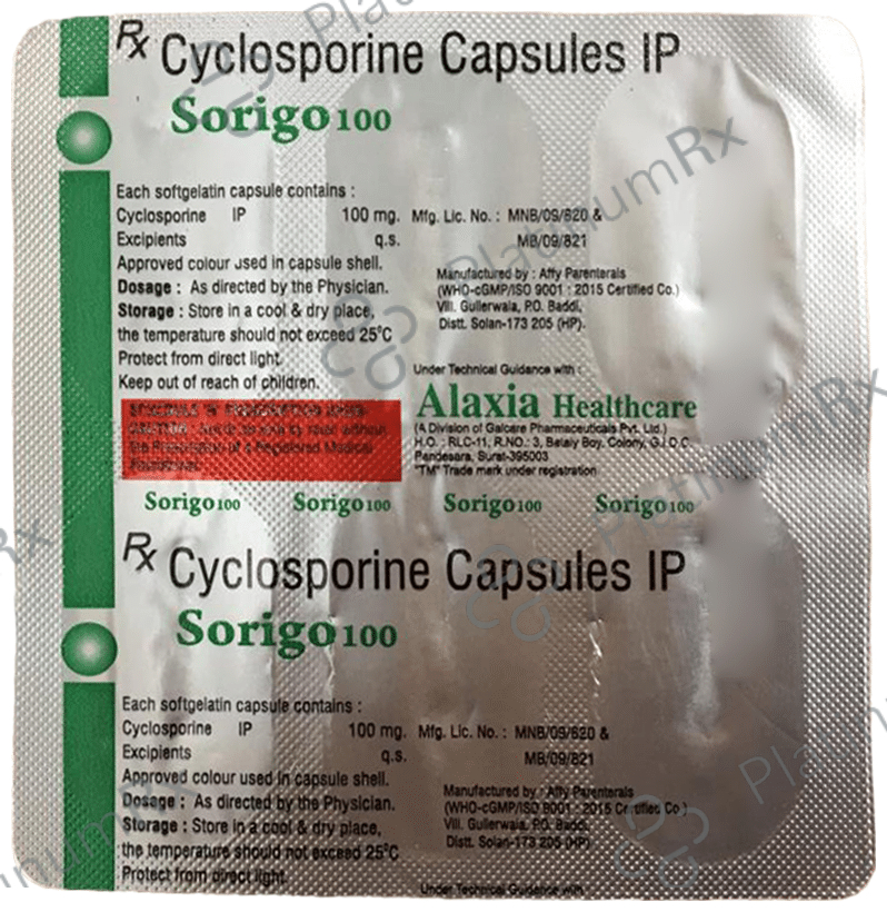 Sorigo 100mg Capsule