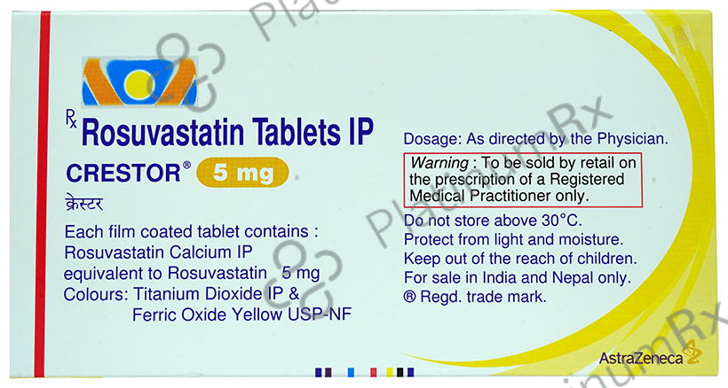 Crestor 5mg Tablet 30 tablets