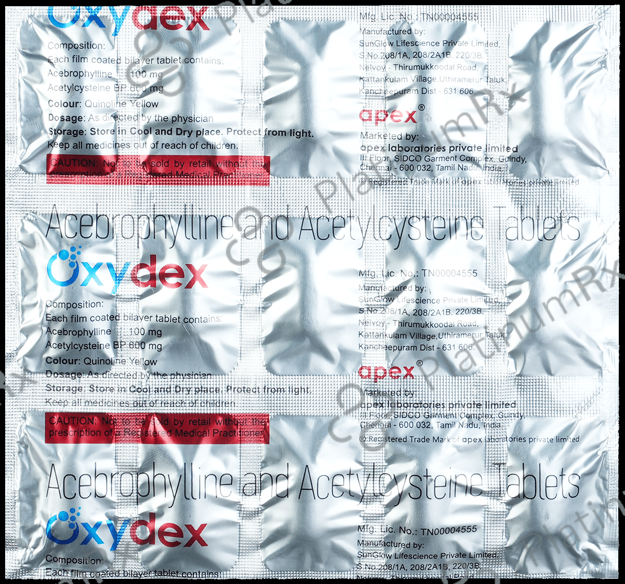 Oxydex Tablet 15s