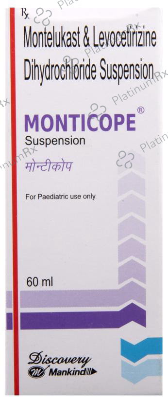 Monticope 2.5/4mg Suspension 60ml