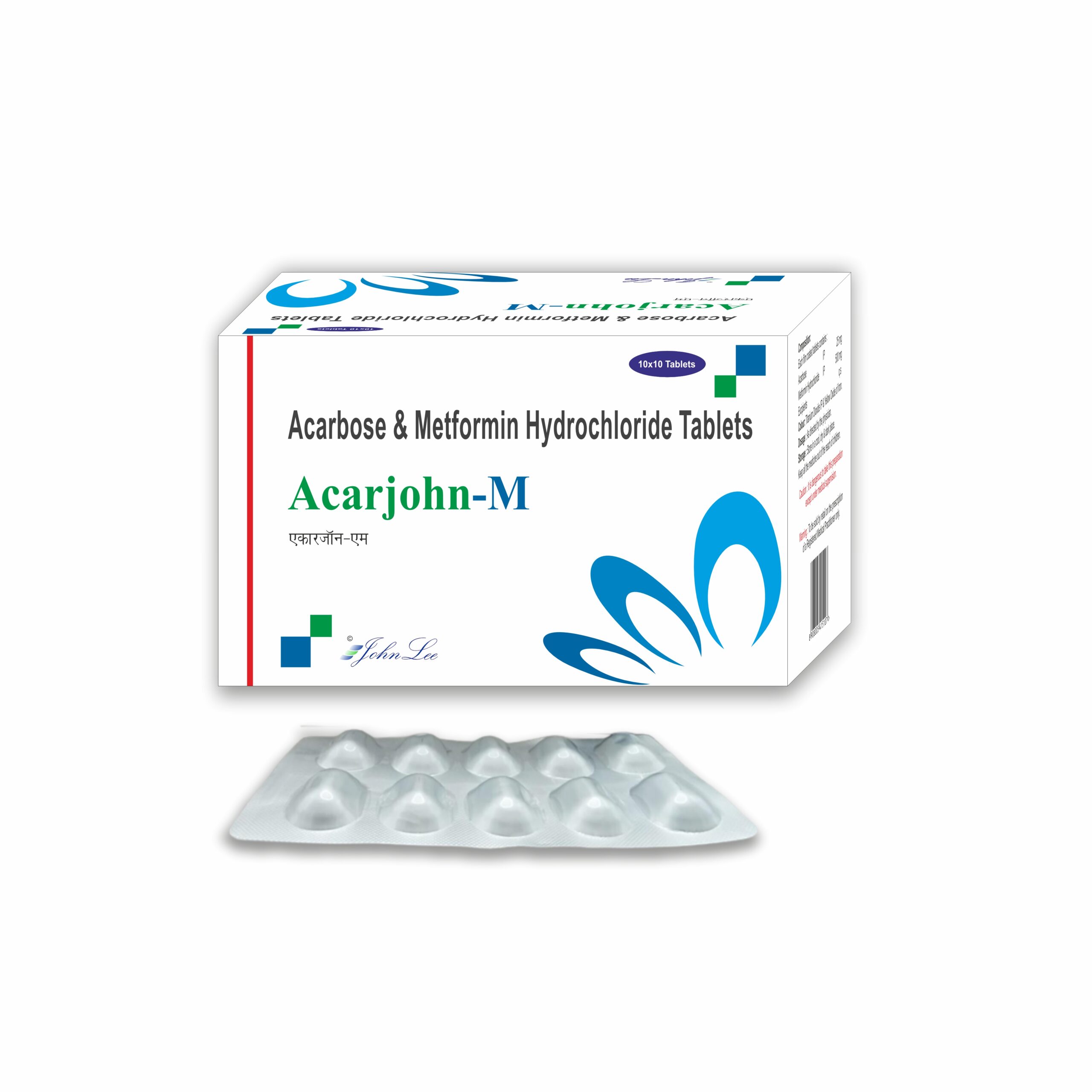 Acarjohn M 25/500mg Tablet 10s