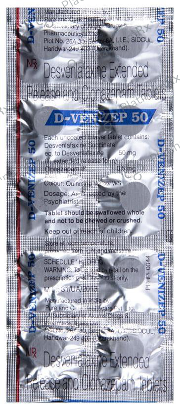 D-Venizep 50 Tablet ER