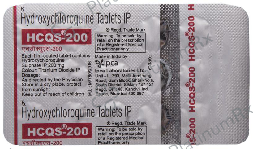 HCQS 200mg Tablet 15s