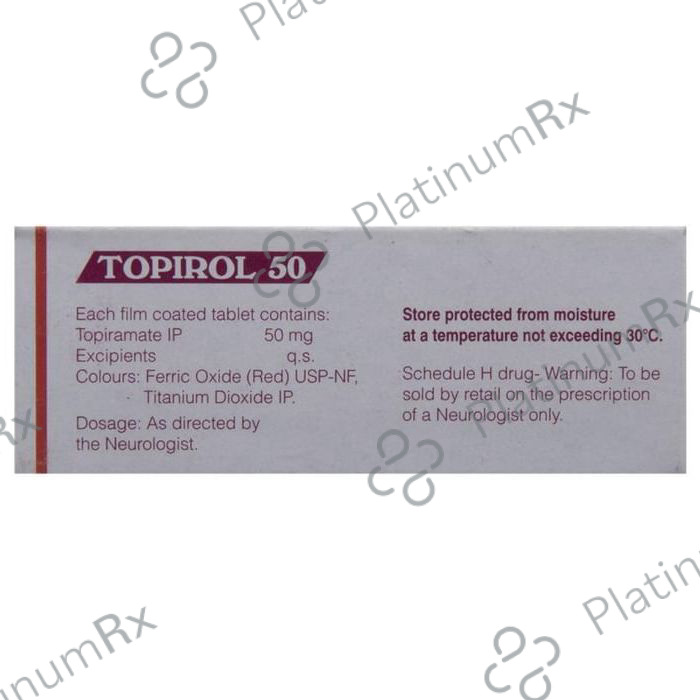 Topirol 50mg Tablet 10s