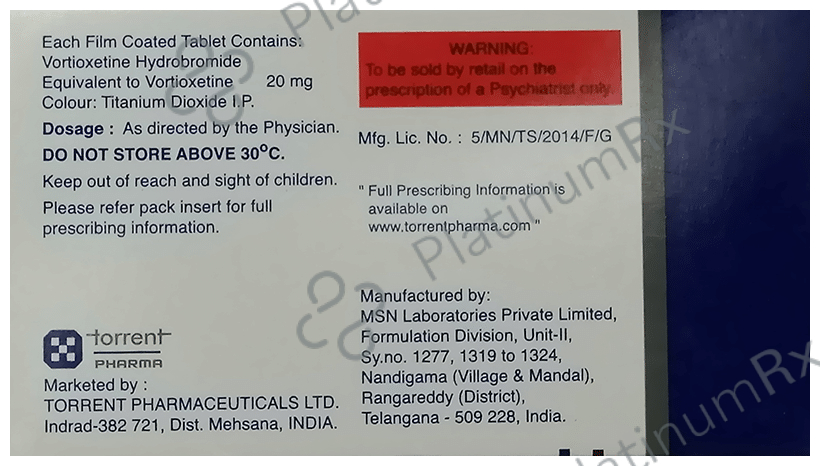Voxigain 20mg Tablet 10s
