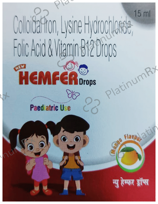 New Hemfer Drops Mango 15ml