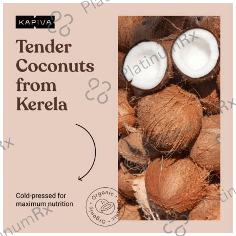 Kapiva Kerala Virgin Kerala Cold Pressed Pure Virgin Coconut Oil - 100% Pure, Organic & Edible - Cooking Skin & Hair 250 ml