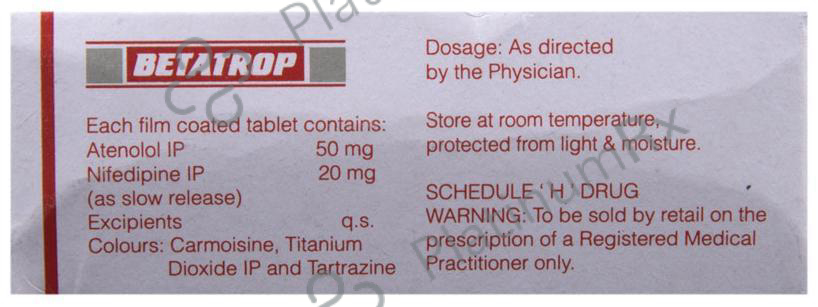 Betatrop 70mg Tablet 10s