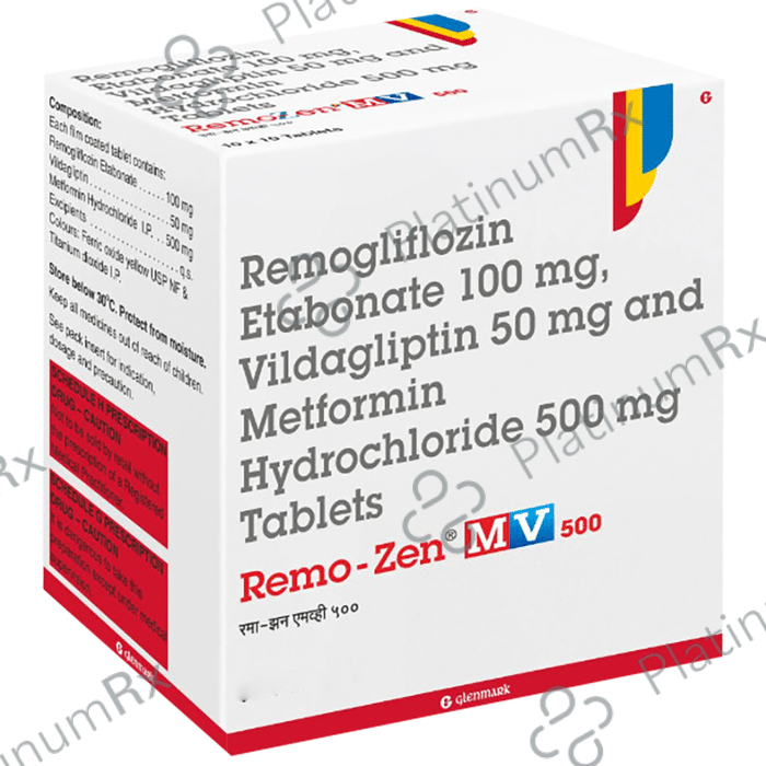 Remo Zen MV 100/50/500mg Tablet 10s