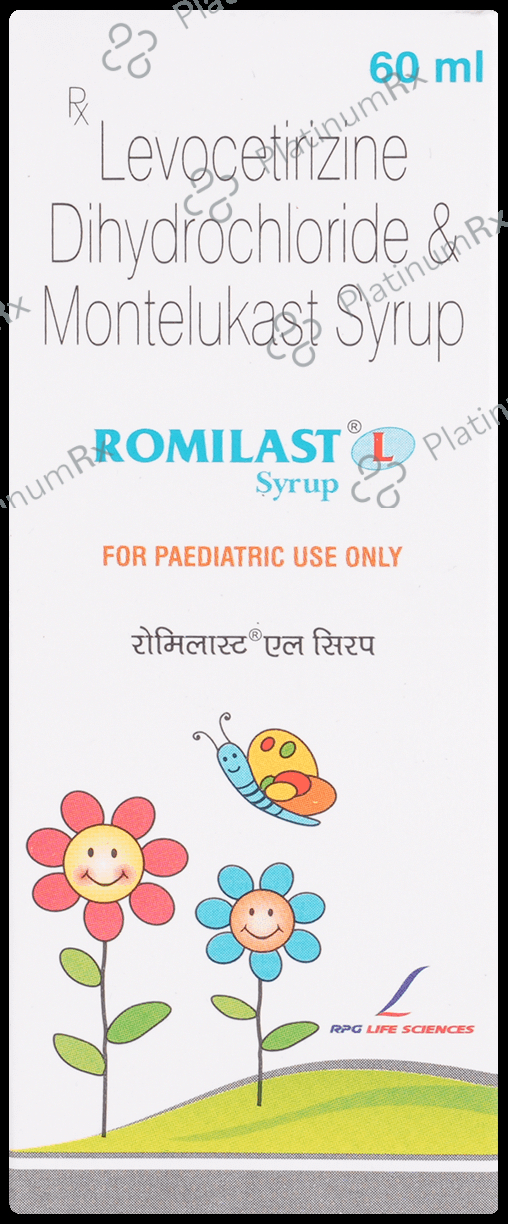 Romilast L 2.5/4mg Syrup 60ml