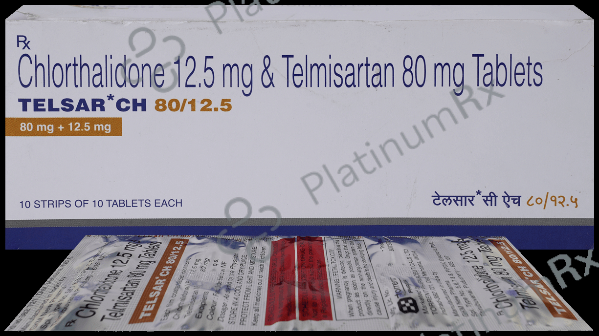 Telsar CH 80 12.5/80mg Tablet 10s