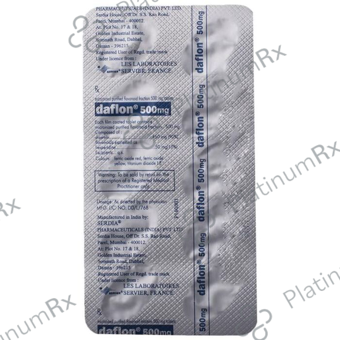Daflon MG 500mg Tablet 10s