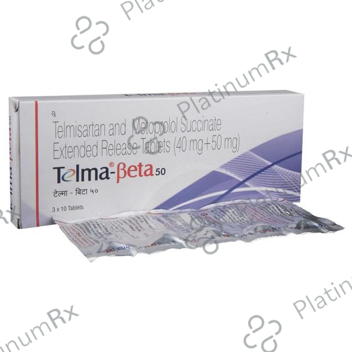 Telma Beta 50/40mg Tablet ER 10s