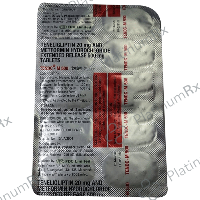 Tendc-M 500 Tablet ER