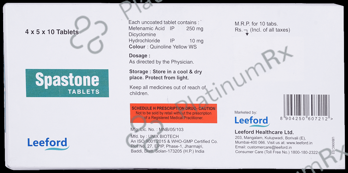Spastone Tablet