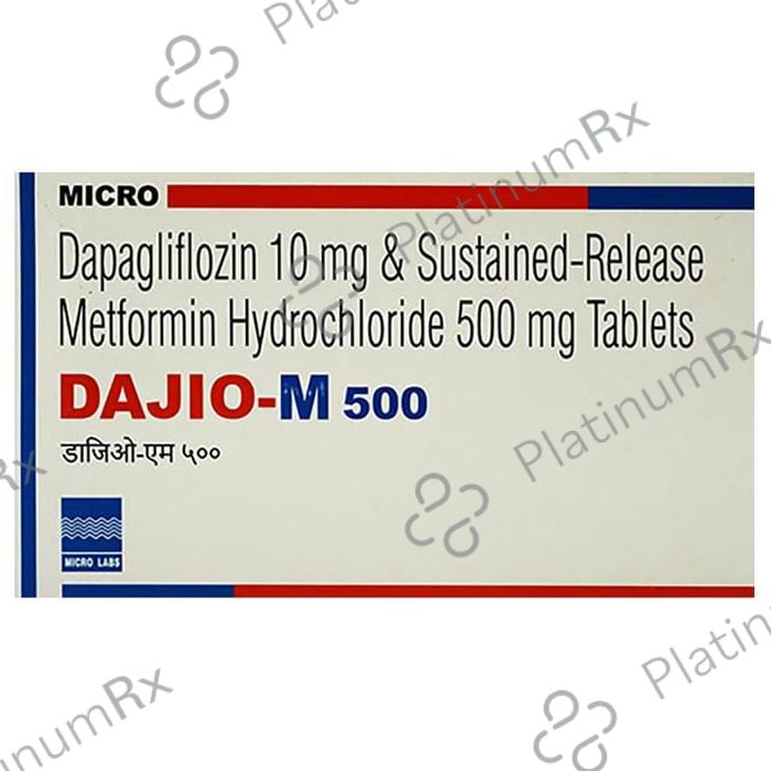 Dajio M 10mg/500mg Tablet