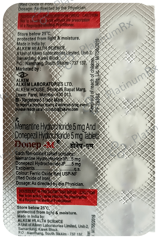Donep M 5/5mg Tablet 15s