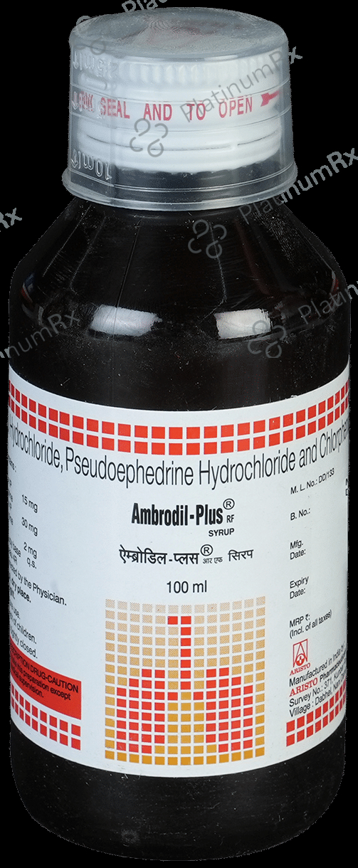 Ambrodil Plus 15mg/2mg/30mg RF Syrup 100ml