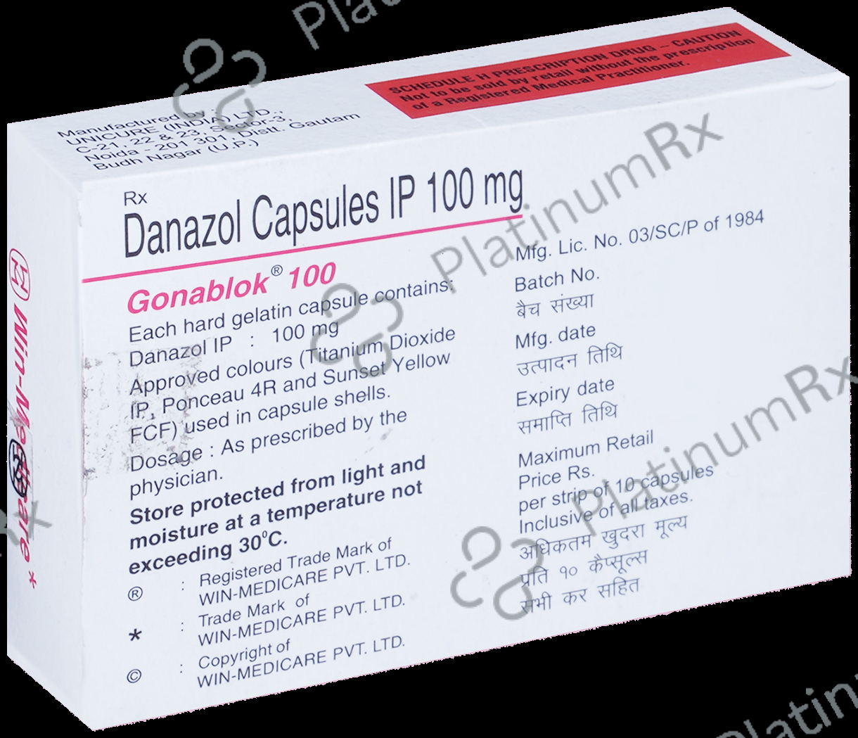 Gonablok 100 Capsule 30 Capsule