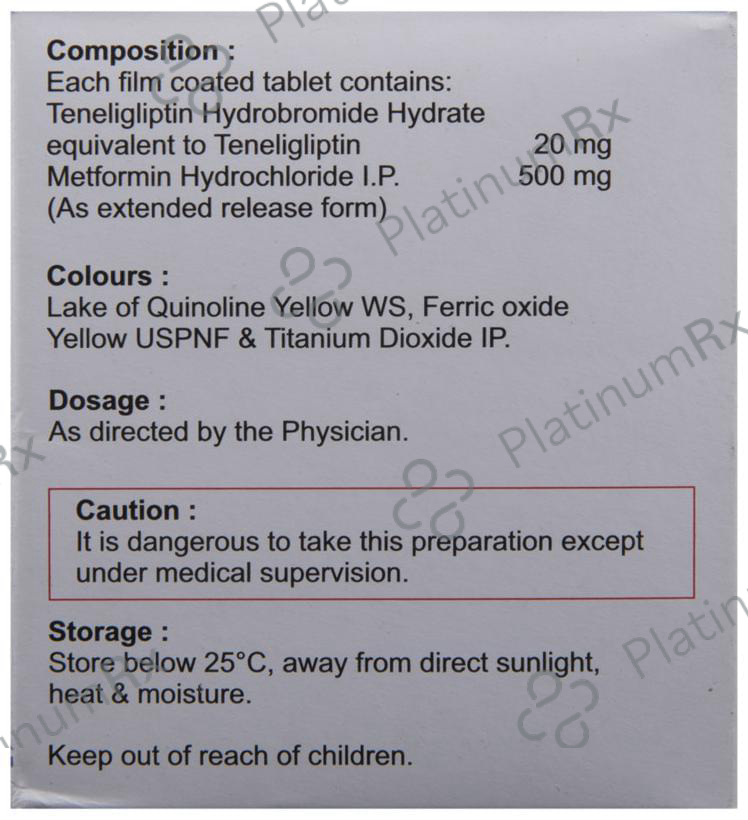 Tiban M 20/500mg Tablet ER 10 tablets