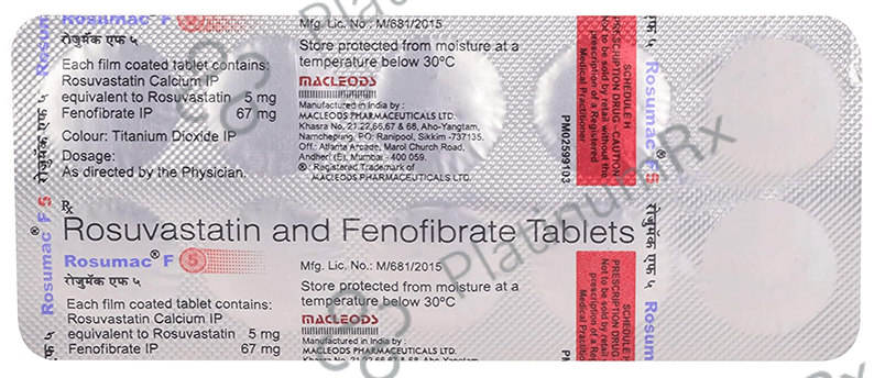 Rosumac F 5/67mg Tablet 10s
