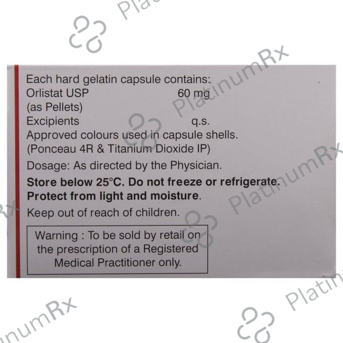 Lipocut 60mg Capsule 10s