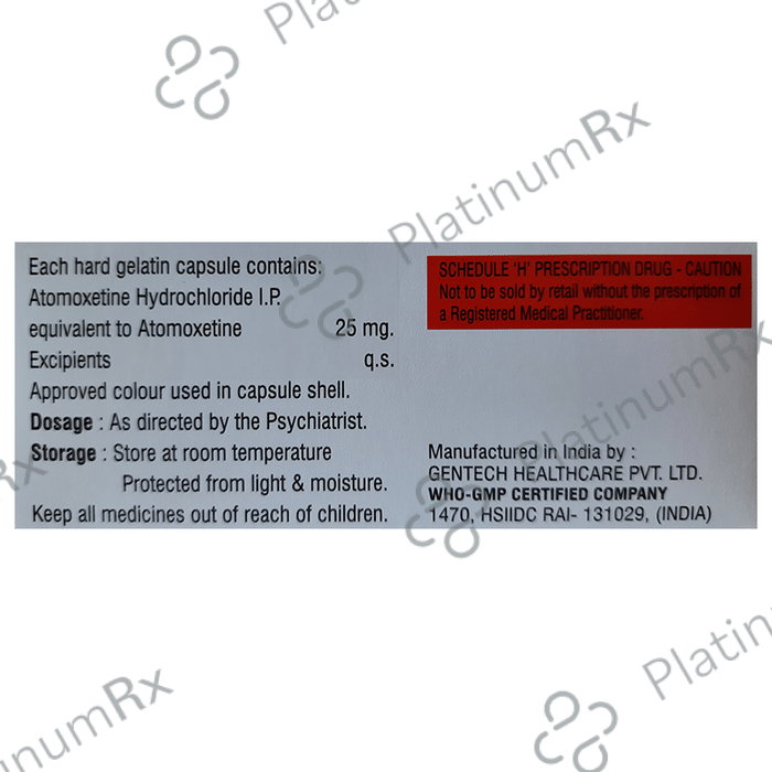 Atexitine 25 Capsule
