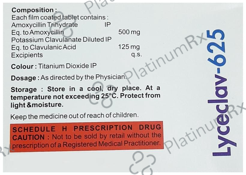 Lyceclav 625 Tablet