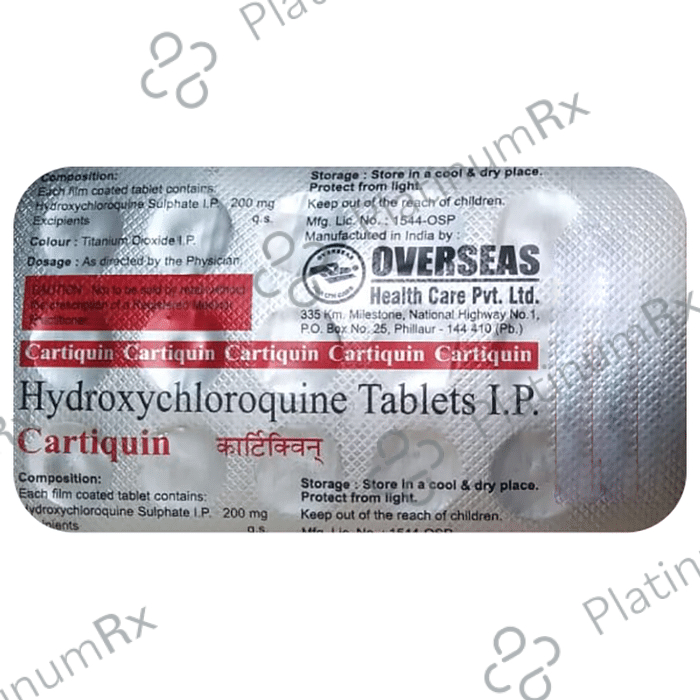 Cartiquin 200mg Tablet 10 Tablet