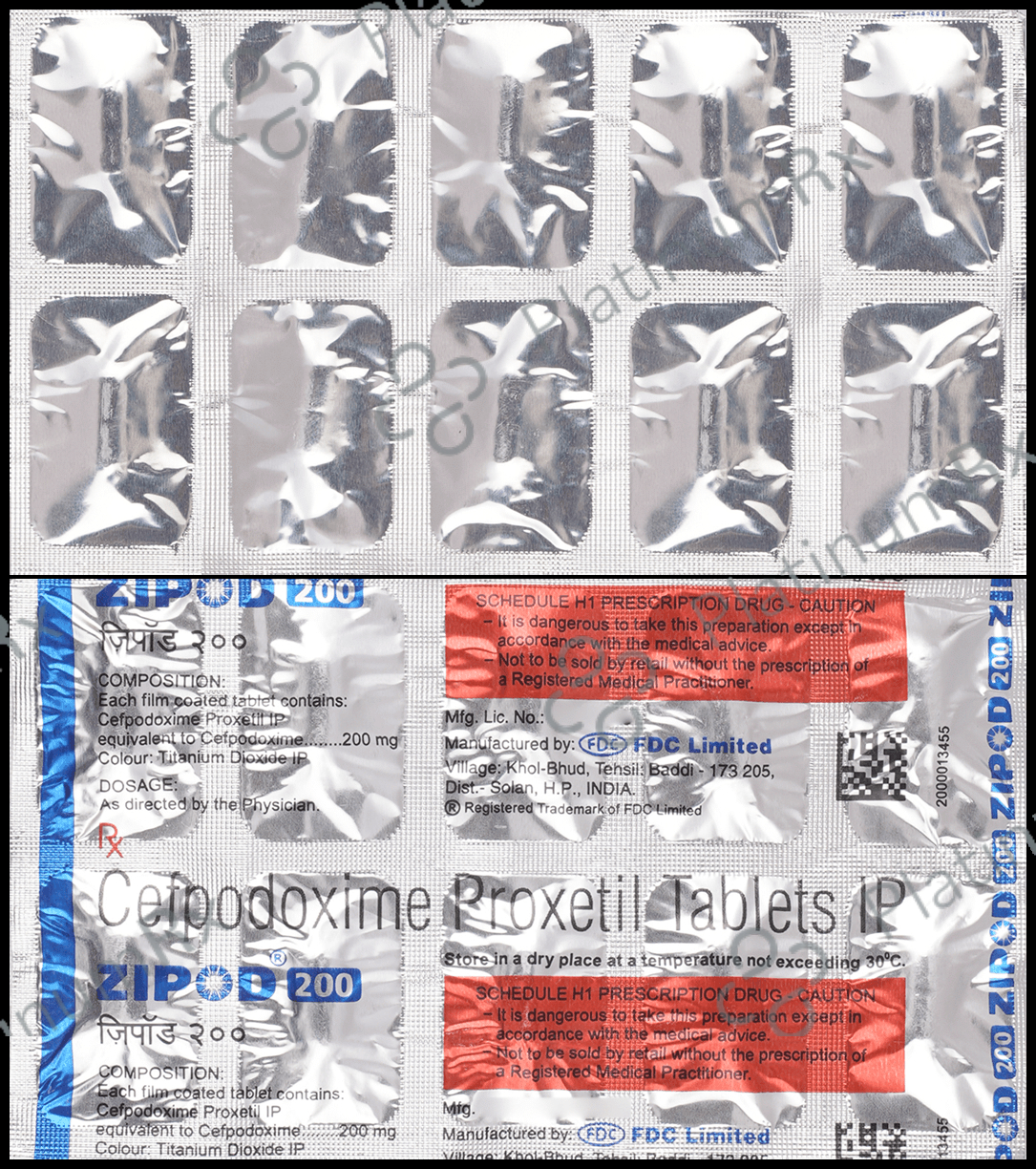 Zipod 200mg Tablet 10s