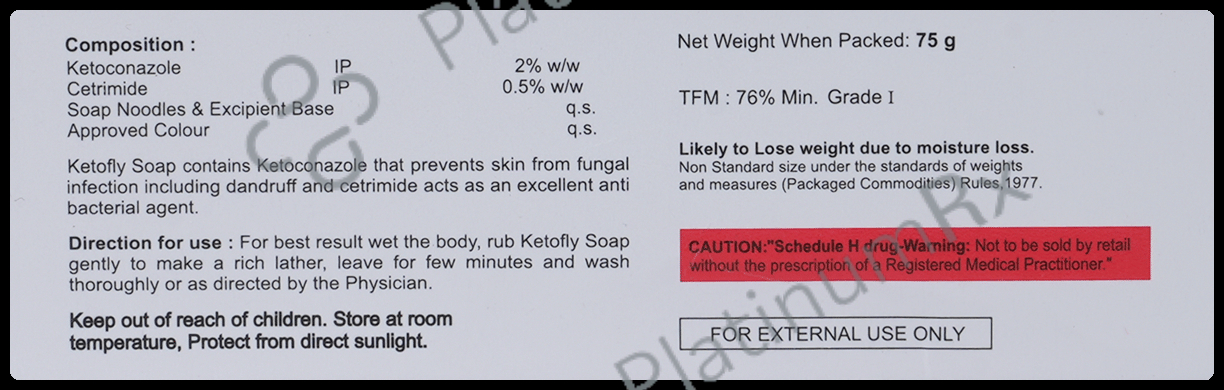 Ketofly Soap from Leeford for Skin Infections