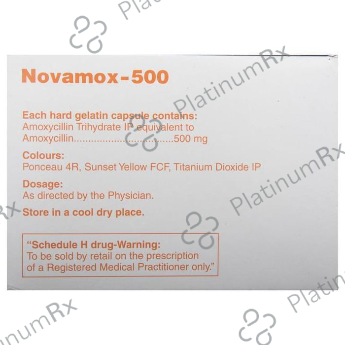 Novamox 500mg Capsule 15s