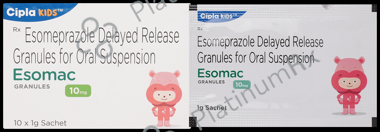 Esomac 10mg Granules