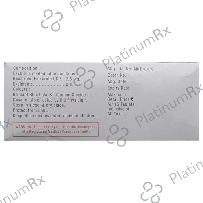 Corbis 2.5mg Tablet 15s