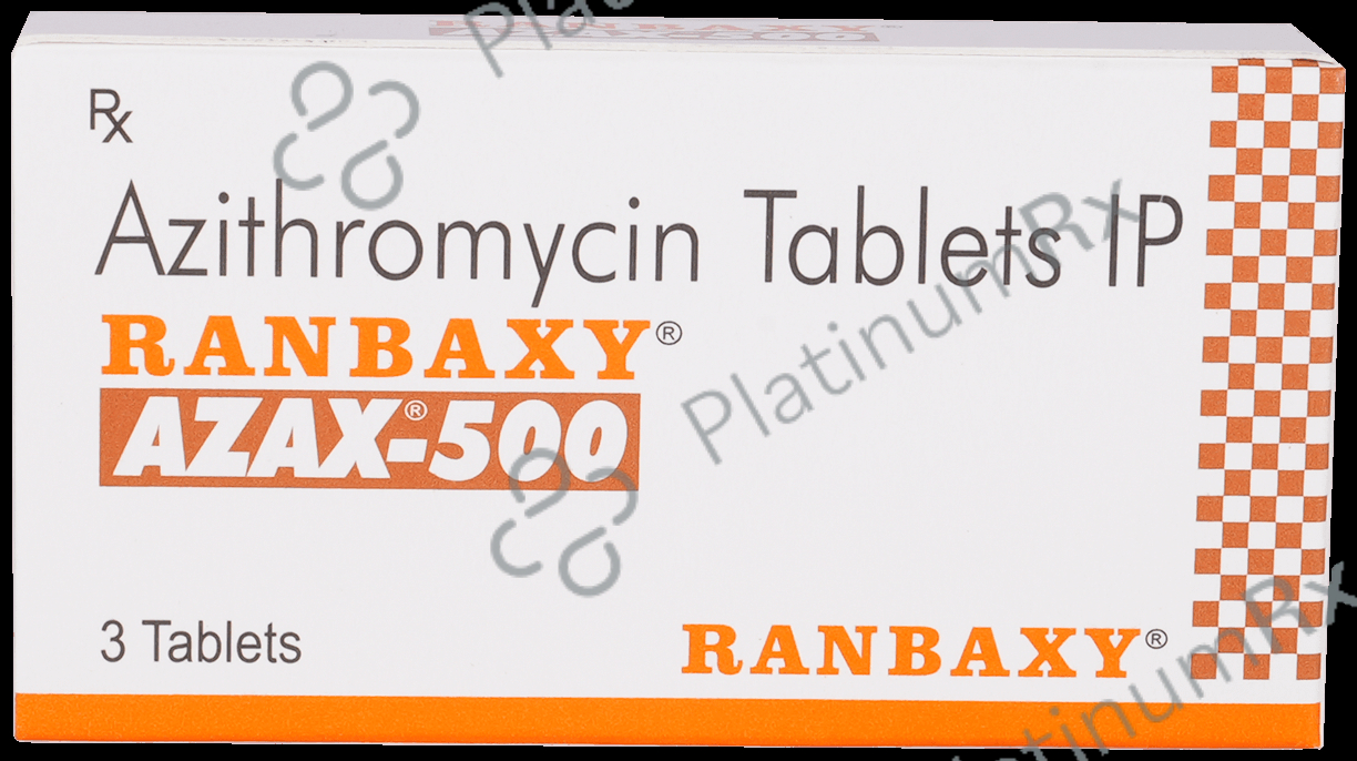Azax 500mg Tablet 3s