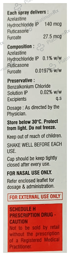 Floresp AZ 140/27.5mcg Nasal Spray 1s