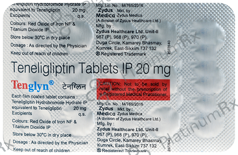 Tenglyn 20mg Tablet 15s
