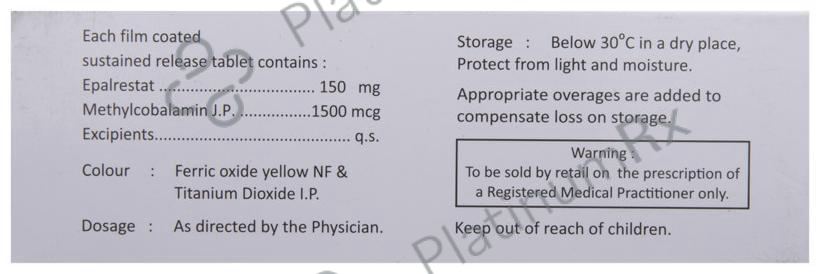 Aldonil Plus 150mg/1500mcg Tablet SR 10s